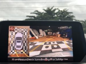 Camera 360 Mazda 6 2019 hiển thị đường đánh lái